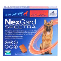 ネクスガードスペクトラ 超大型犬用  (30-60 Kg) 3錠