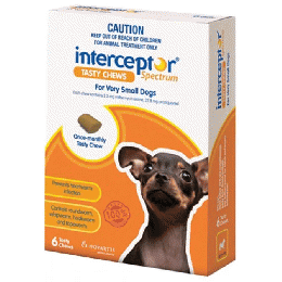 インターセプターチュアブル超小型犬用 6錠(消費期限が6ヶ月未満のもの)